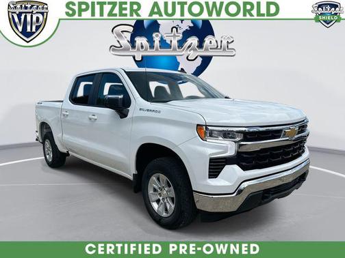 Summit White 2025 Chevrolet Silverado 1500 LT