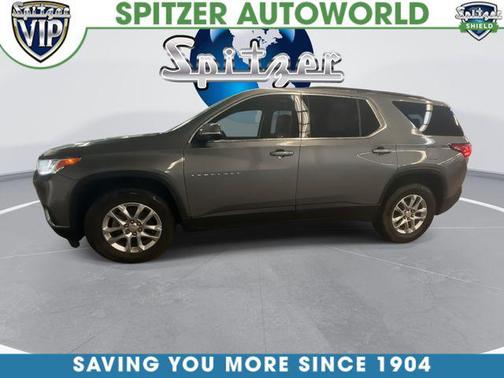 Satin Steel Metallic 2019 Chevrolet Traverse LT Leather