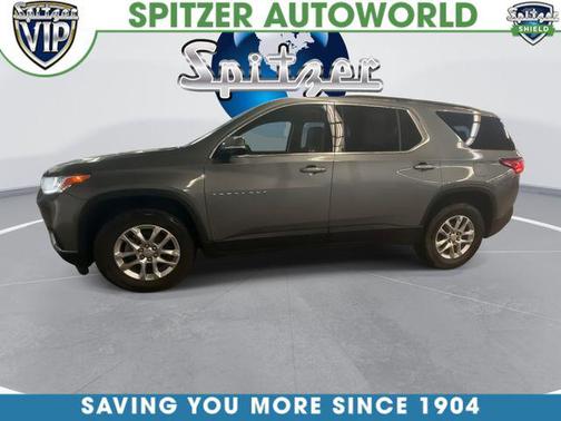 Satin Steel Metallic 2019 Chevrolet Traverse LT Leather