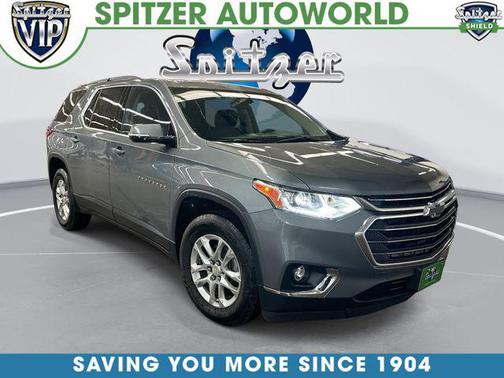 Satin Steel Metallic 2019 Chevrolet Traverse LT Leather
