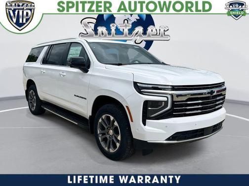 Summit White 2026 Chevrolet Suburban LT