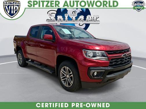 Cherry Red Tintcoat 2021 Chevrolet Colorado LT