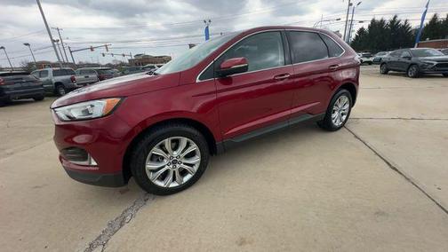 Ruby Red 2019 Ford Edge Titanium
