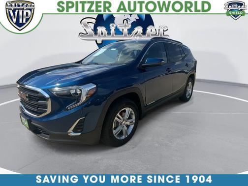 Blue Emerald Metallic 2020 GMC Terrain SLE