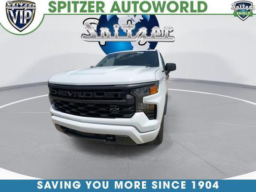 Summit White 2026 Chevrolet Silverado 1500 Custom