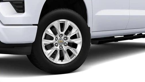 Summit White 2026 Chevrolet Silverado 1500 Custom