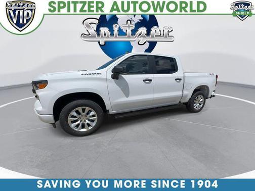 Summit White 2026 Chevrolet Silverado 1500 Custom