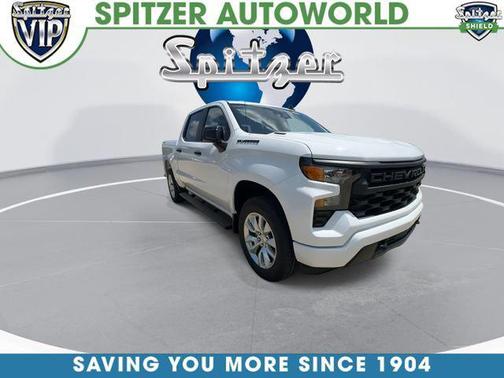 Summit White 2026 Chevrolet Silverado 1500 Custom
