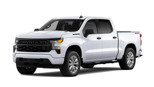Summit White 2026 Chevrolet Silverado 1500 Custom