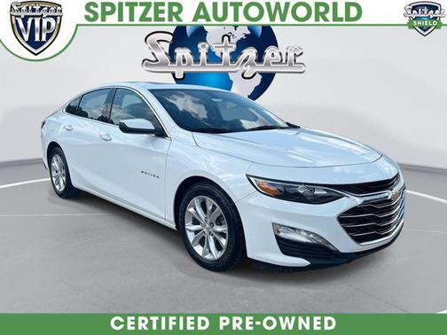 Summit White 2021 Chevrolet Malibu FWD LT
