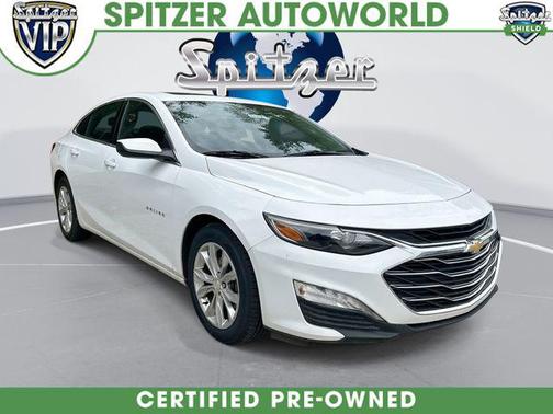 Summit White 2021 Chevrolet Malibu FWD LT