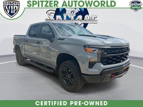 Slate Gray Metallic 2025 Chevrolet Silverado 1500 Custom Trail Boss