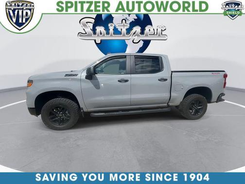Slate Gray Metallic 2025 Chevrolet Silverado 1500 Custom Trail Boss