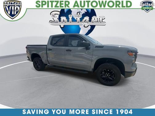 Slate Gray Metallic 2025 Chevrolet Silverado 1500 Custom Trail Boss