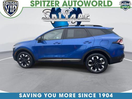 Sapphire Blue 2023 Kia Sportage X-Line