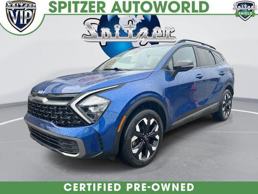 Sapphire Blue 2023 Kia Sportage X-Line