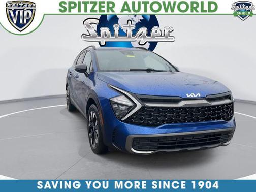Sapphire Blue 2023 Kia Sportage X-Line