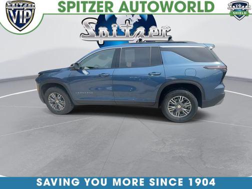 Lakeshore Blue Metallic 2025 Chevrolet Traverse LT
