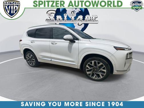 Serenity White Pearl 2023 Hyundai SANTA FE Calligraphy