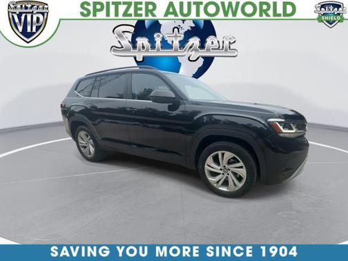 Blue 2022 Volkswagen Atlas 3.6L SE w/Technology