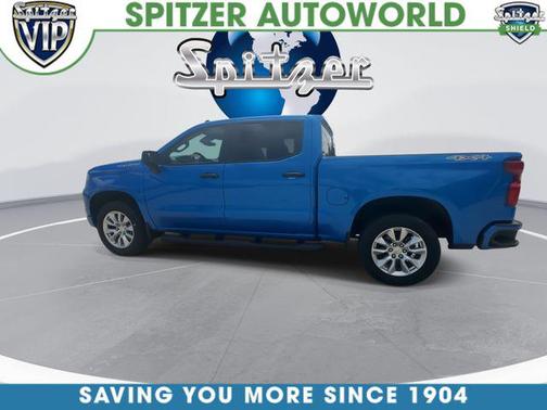 Riptide Blue Metallic 2025 Chevrolet Silverado 1500 Custom