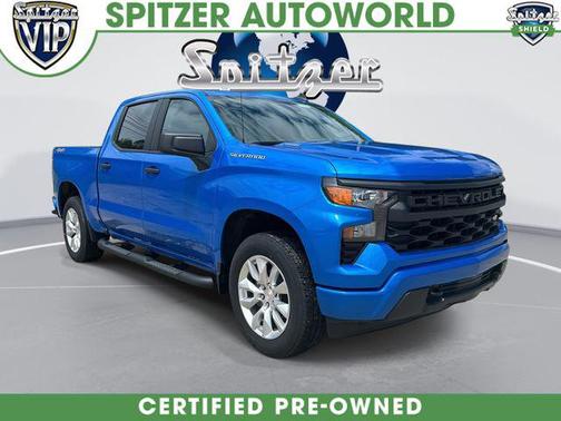 Riptide Blue Metallic 2025 Chevrolet Silverado 1500 Custom