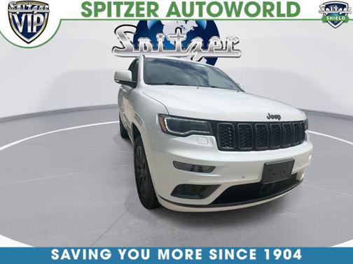 Bright White Clearcoat 2019 Jeep Grand Cherokee High Altitude