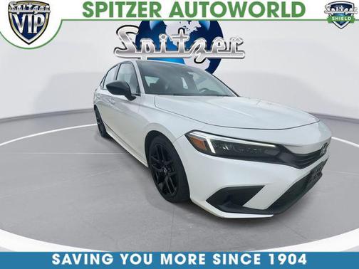 White 2023 Honda Civic Sport