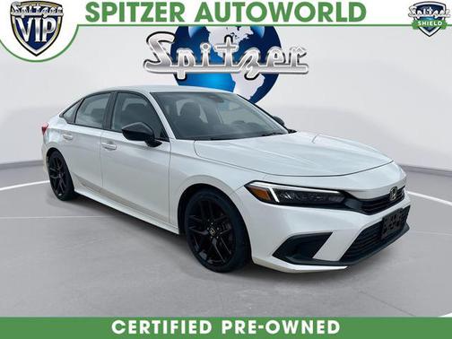 White 2023 Honda Civic Sport