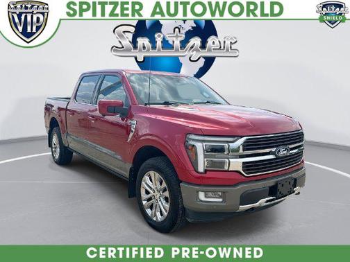 Red 2025 Ford F-150 King Ranch