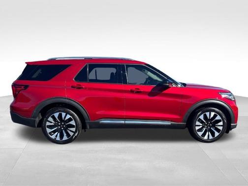 Red Metallic 2026 Ford Explorer Platinum