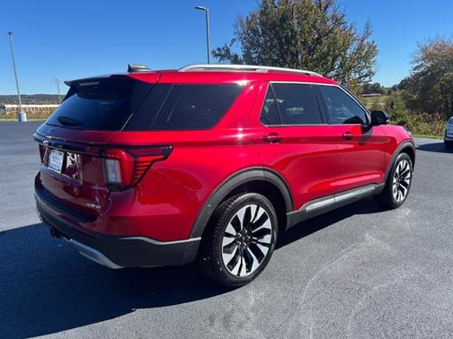 Red Metallic 2026 Ford Explorer Platinum