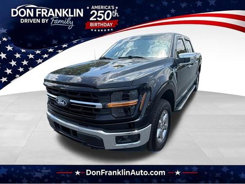 Black 2024 Ford F-150 XLT