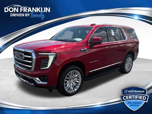 Volcanic Red Tintcoat 2025 GMC Yukon Elevation