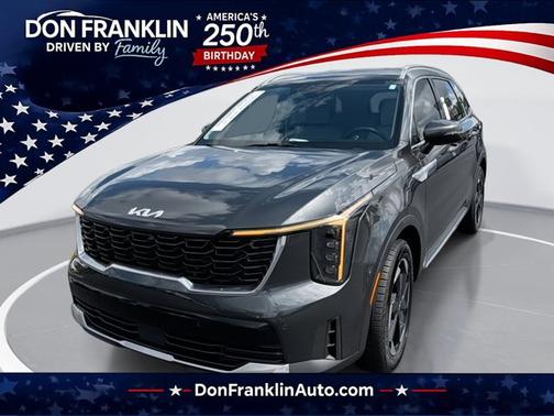 Interstellar Gray 2025 Kia Sorento Hybrid EX