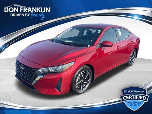 Scarlet Ember Tintcoat 2024 Nissan Sentra SV
