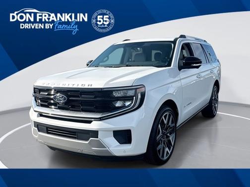 Star White Metallic Tri-Coat 2026 Ford Expedition Platinum