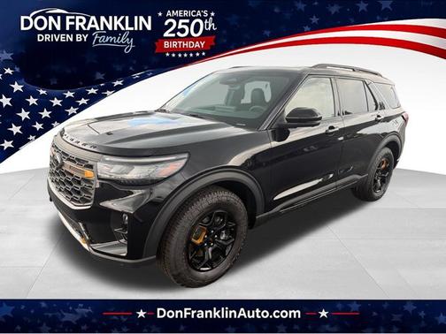 Agate Black Metallic 2026 Ford Explorer Tremor