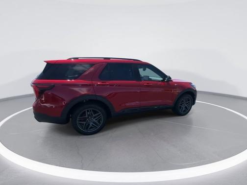 Rapid Red Metallic Tinted Clearcoat 2026 Ford Explorer ST-Line