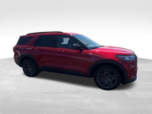 Rapid Red Metallic Tinted Clearcoat 2026 Ford Explorer ST-Line