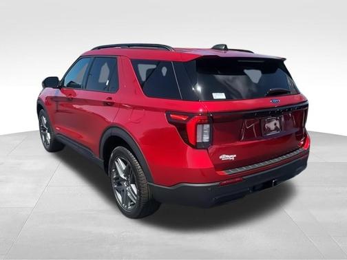 Rapid Red Metallic Tinted Clearcoat 2026 Ford Explorer ST-Line
