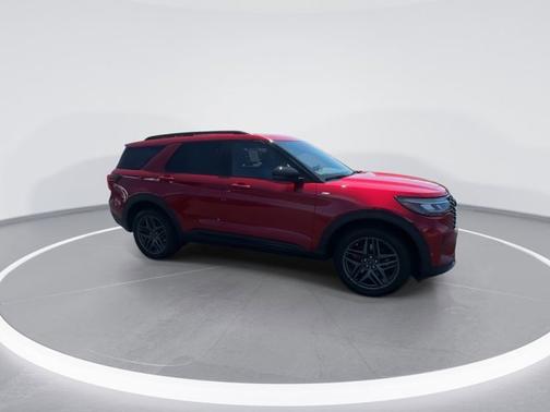 Rapid Red Metallic Tinted Clearcoat 2026 Ford Explorer ST-Line