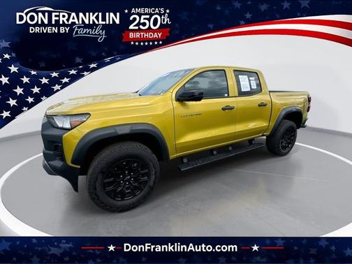 Yellow 2023 Chevrolet Colorado 4WD Trail Boss