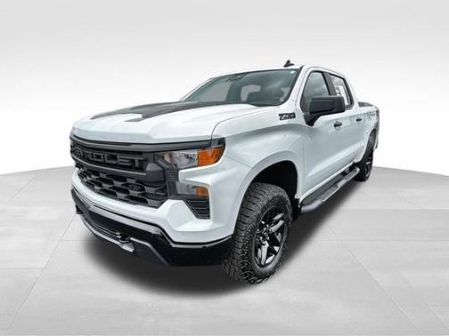 Summit White 2025 Chevrolet Silverado 1500 Custom Trail Boss