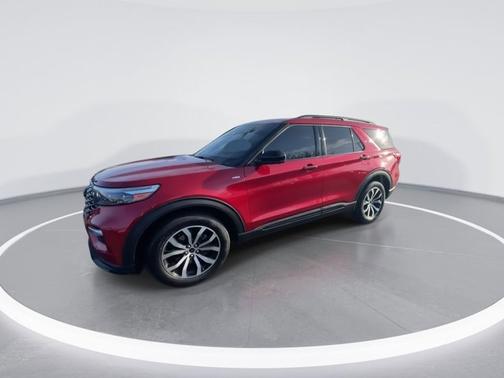 Rapid Red Metallic Tinted Clearcoat 2022 Ford Explorer ST-Line