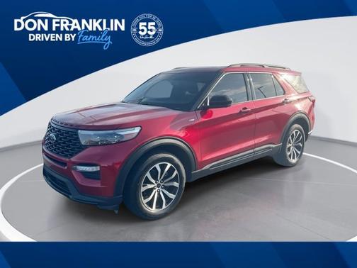 Rapid Red Metallic Tinted Clearcoat 2022 Ford Explorer ST-Line