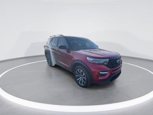 Rapid Red Metallic Tinted Clearcoat 2022 Ford Explorer ST-Line