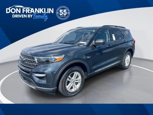 Blue Metallic 2023 Ford Explorer XLT