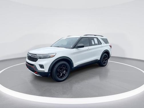 Star White Metallic Tri-Coat 2023 Ford Explorer Timberline