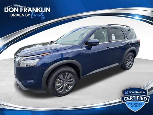 Deep Ocean Blue Pearl 2024 Nissan Pathfinder SV